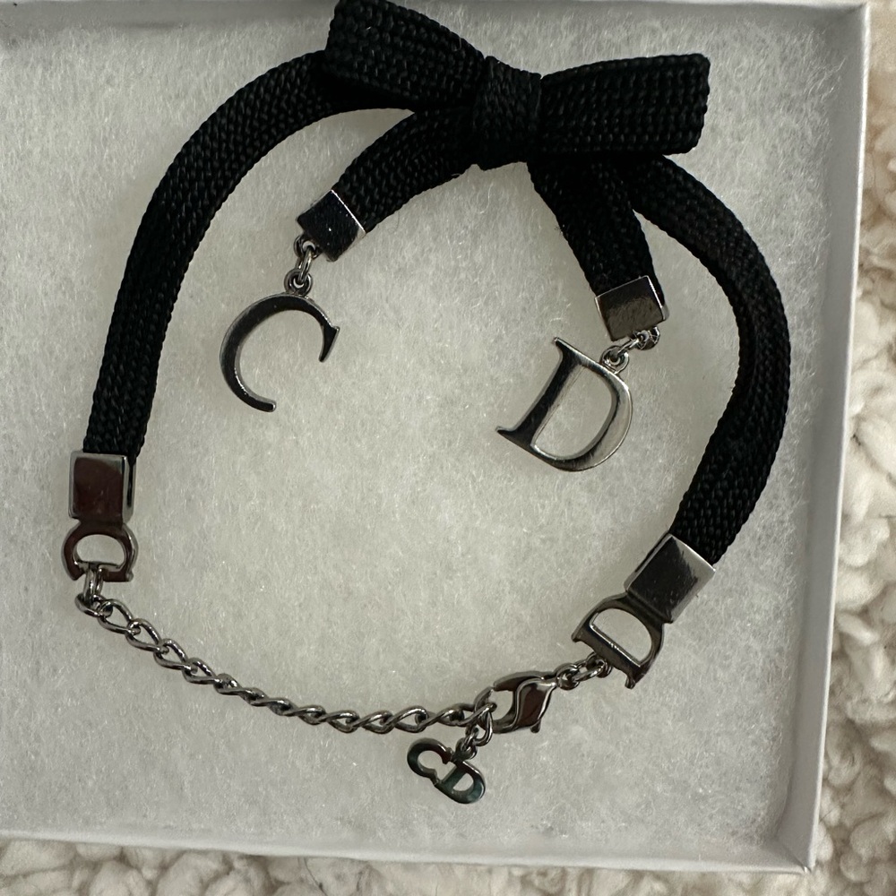 Christian Dior bracelet. Excellent used condition. Black